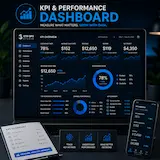 Airbnb KPI and Performance Dashboard for tracking business metrics