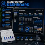 Airbnb Multi Property Dashboard for managing multiple rental properties